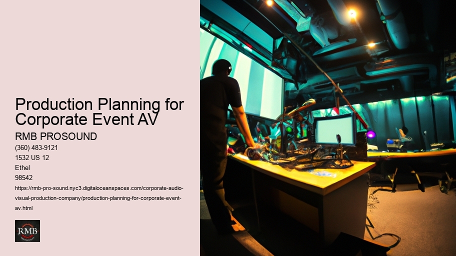 Production Planning for Corporate Event AV